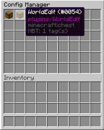 The main GUI that will show all the contents of /plugins directory