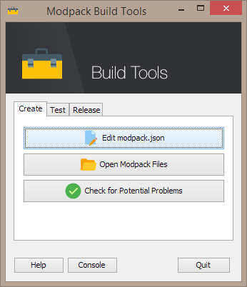 Build Tools : Create