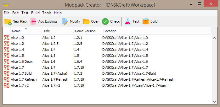 Modpack Creator