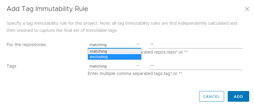 Add an immutability rule