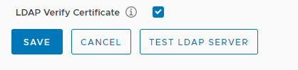 LDAP certificate verification